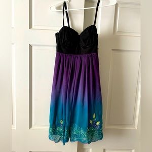 Guess mini dress with beautiful gradient bottom